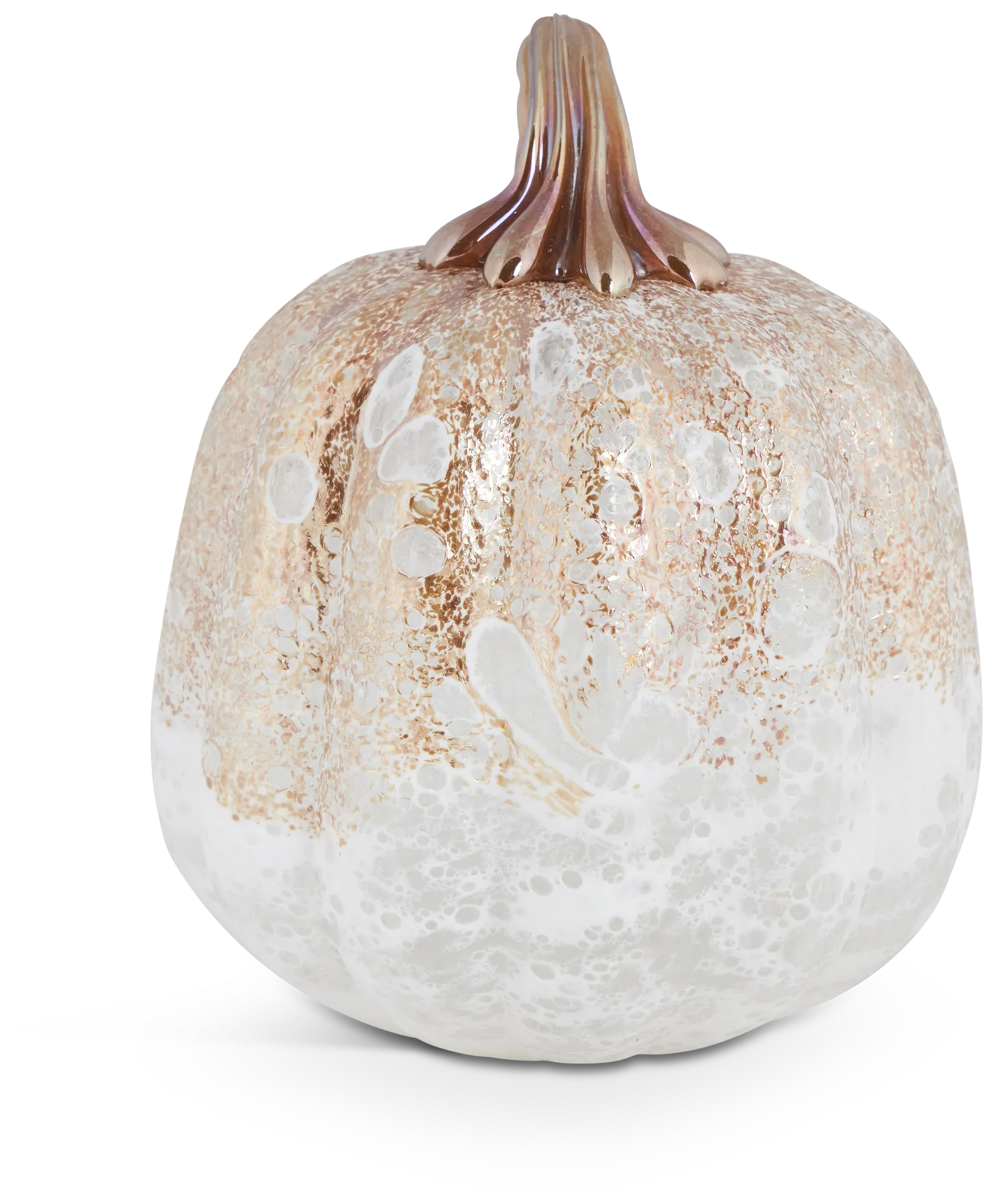 Pumpkin White Small Vase