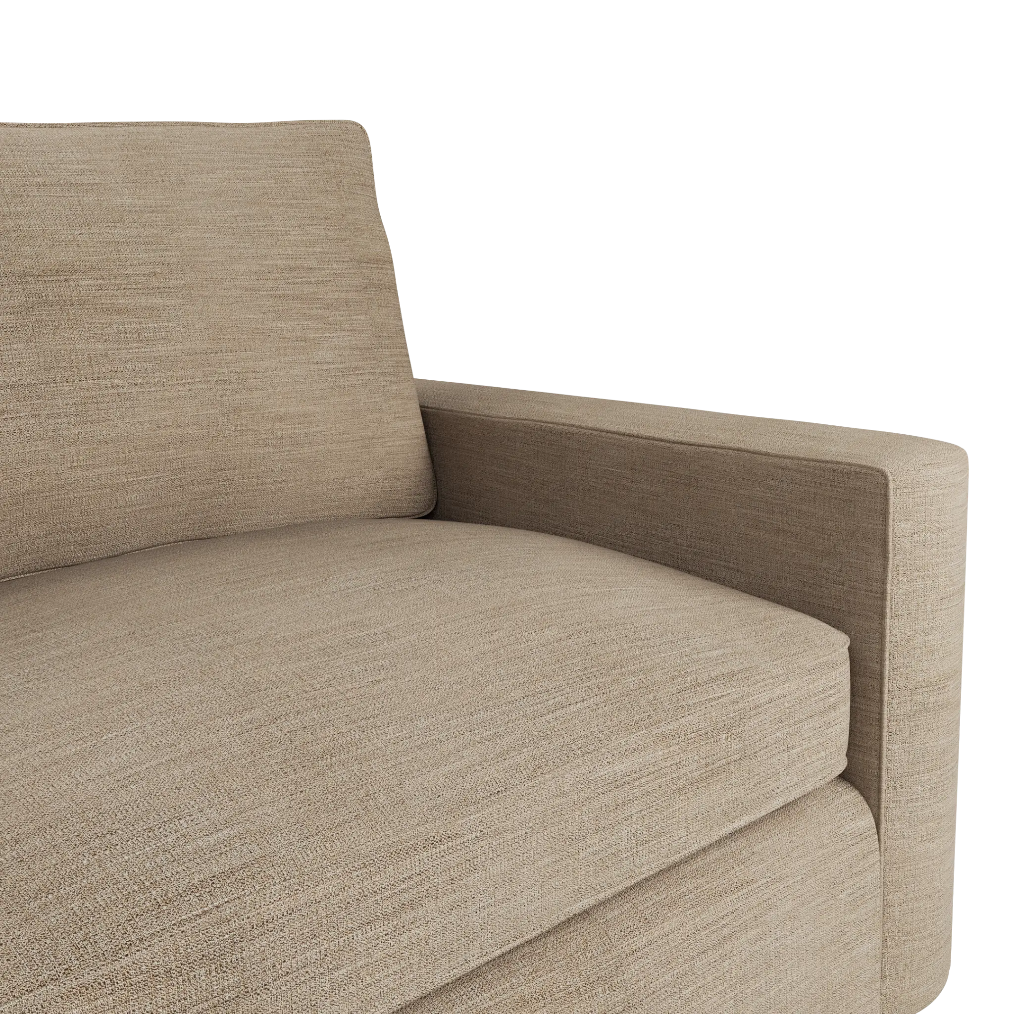 Siesta Victory Taupe Fabric Cooling Memory Foam Sleeper Siesta Victory Taupe Fabric Cooling Memory Foam Sleeper