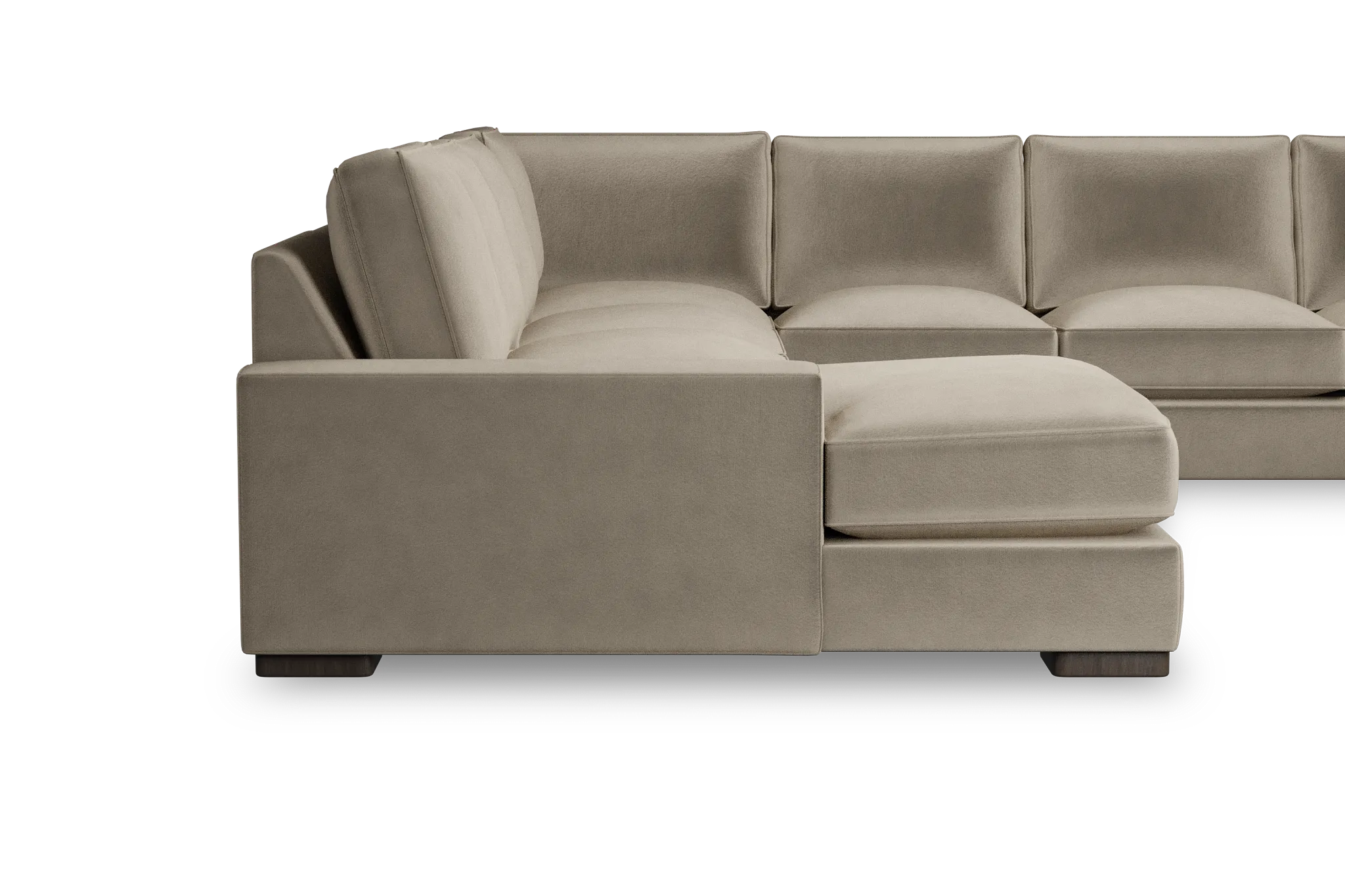 Edgewater Joya Beige Large Left Chaise Sectional