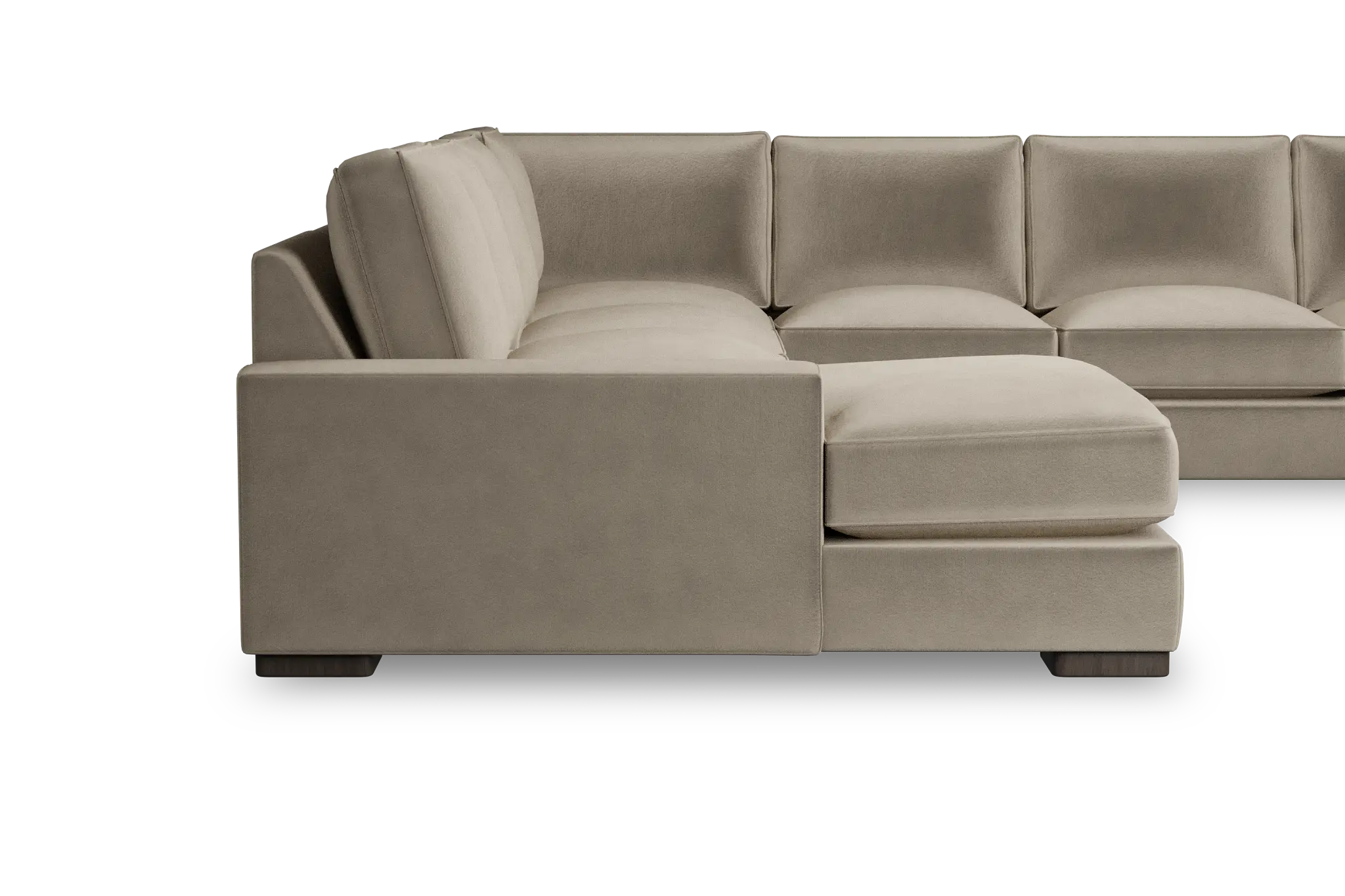Edgewater Joya Beige Large Left Chaise Sectional Edgewater Joya Beige Large Left Chaise Sectional