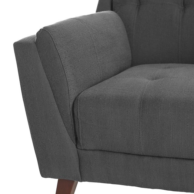 Tahoe Dark Gray Fabric Chair