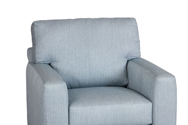 Rhodes Light Blue Fabric Chair