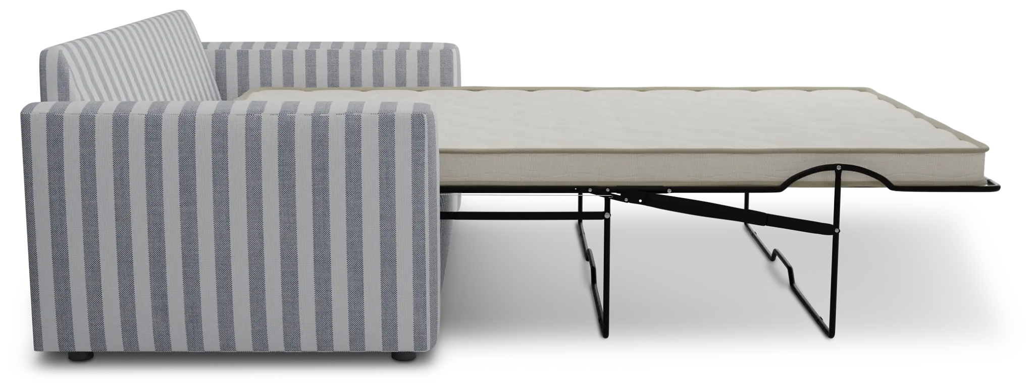 Siesta Sea Lane Dark Blue Fabric Innerspring Sleeper Siesta Sea Lane Dark Blue Fabric Innerspring Sleeper