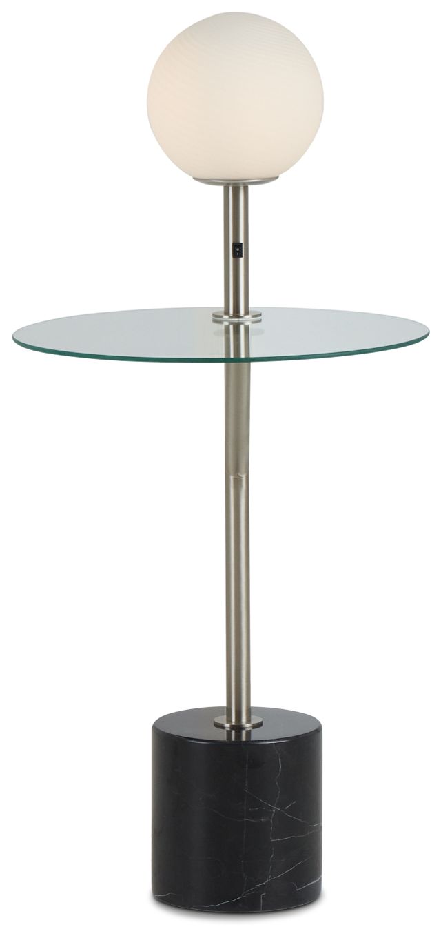Brynn Silver Marble Floor Lamp (1)