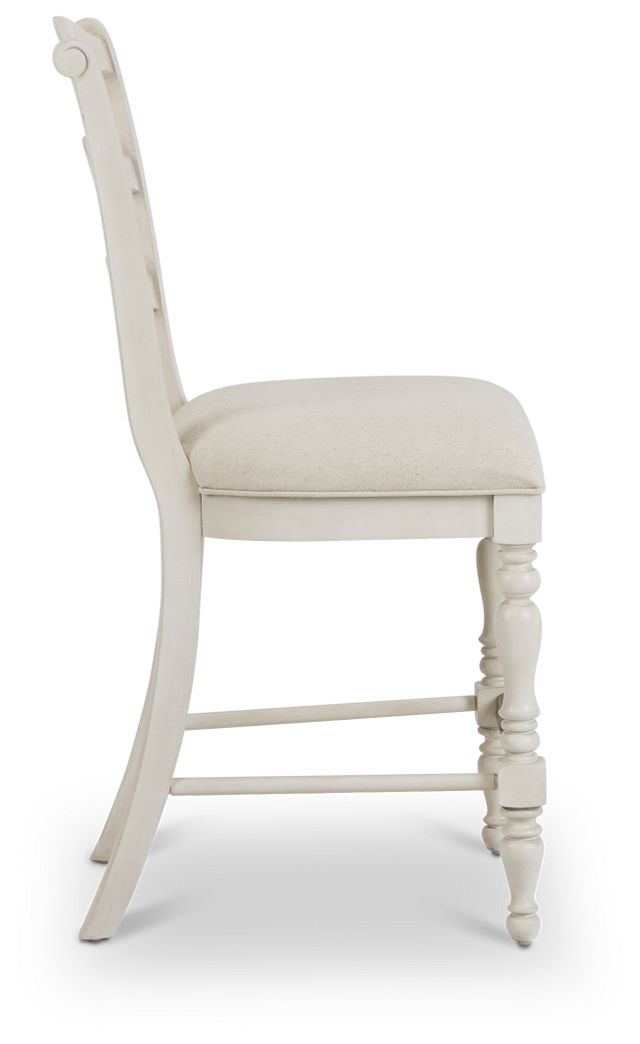 Savannah Ivory 24" Wood Barstool