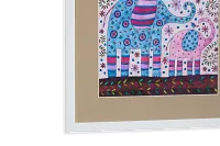 Lucky Multicolored Framed Wall Art