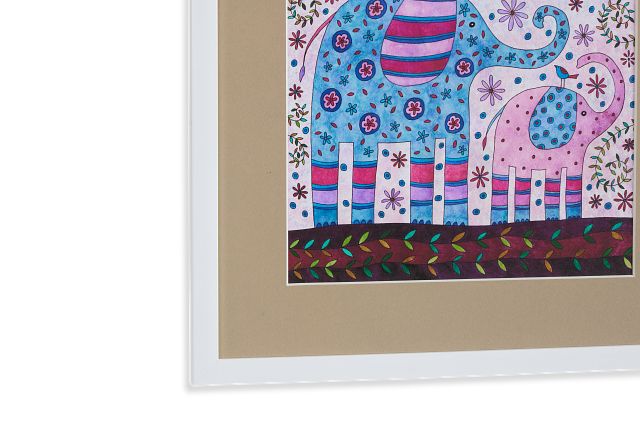 Lucky Multicolored Framed Wall Art