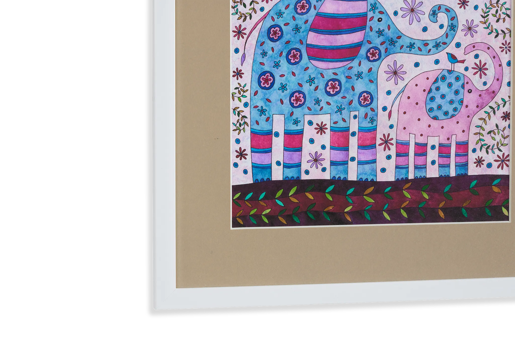 Lucky Multicolored Framed Wall Art