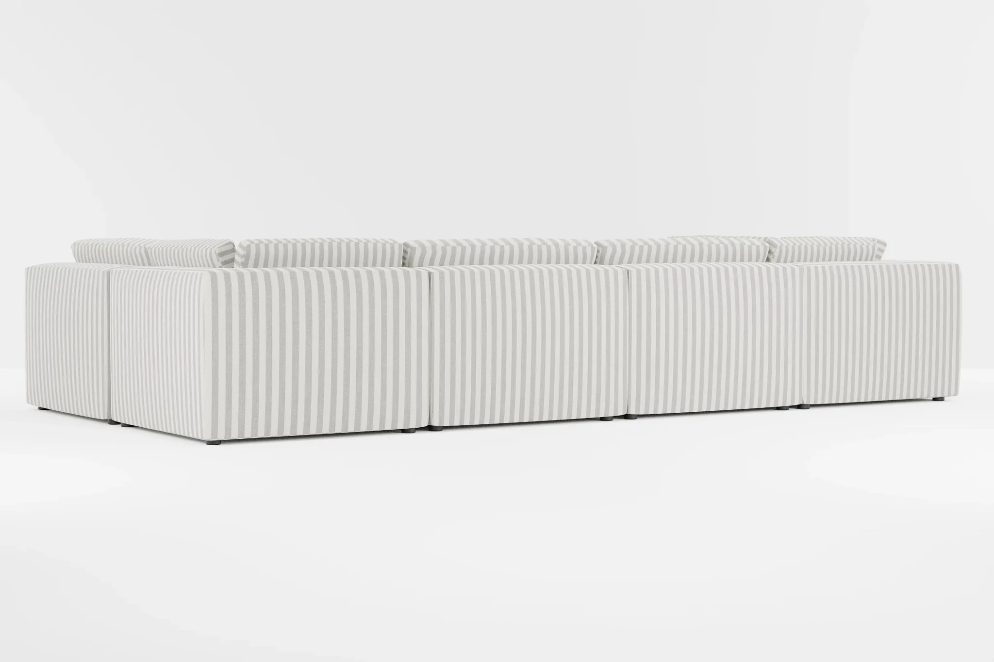 Destin Sea Lane Dark Gray Fabric 8-piece Pit Sectional