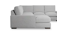 Edgewater Maguire Gray Medium Left Chaise Sectional