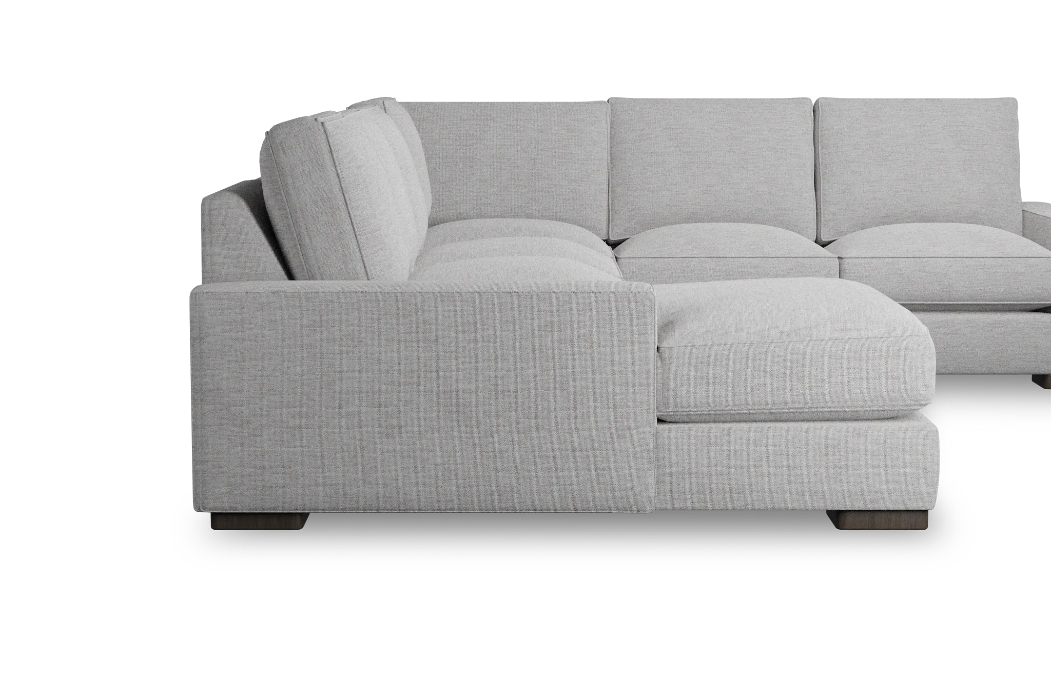 Edgewater Maguire Gray Medium Left Chaise Sectional