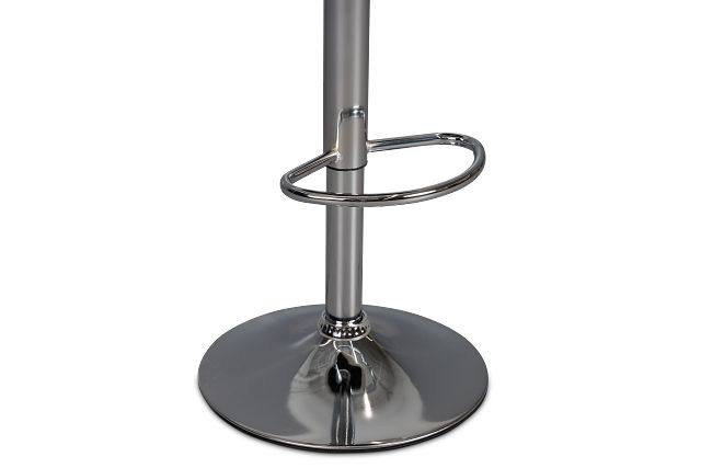 Dayton White Uph Adjustable Stool
