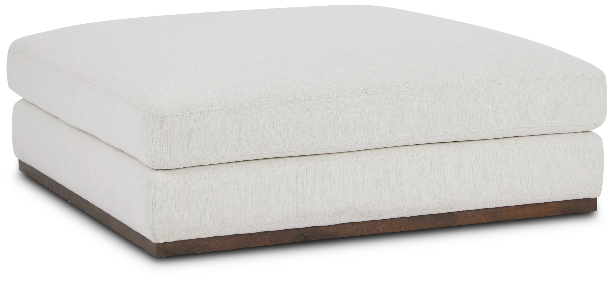 Mckenzie White Square Large Ottoman Mckenzie White Square Large Ottoman