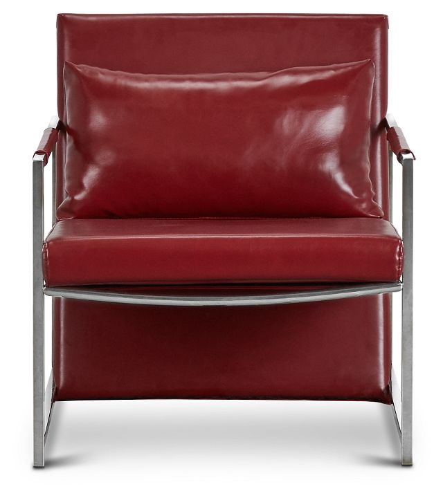 Russell Red Uph Accent Chair (3)