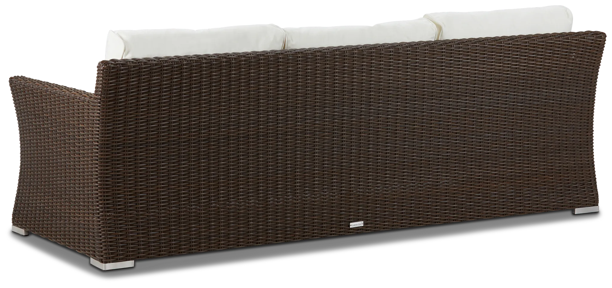 Southport White Woven Sofa