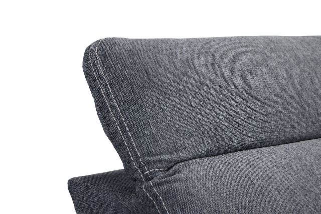 Callum Dark Gray Fabric Recliner