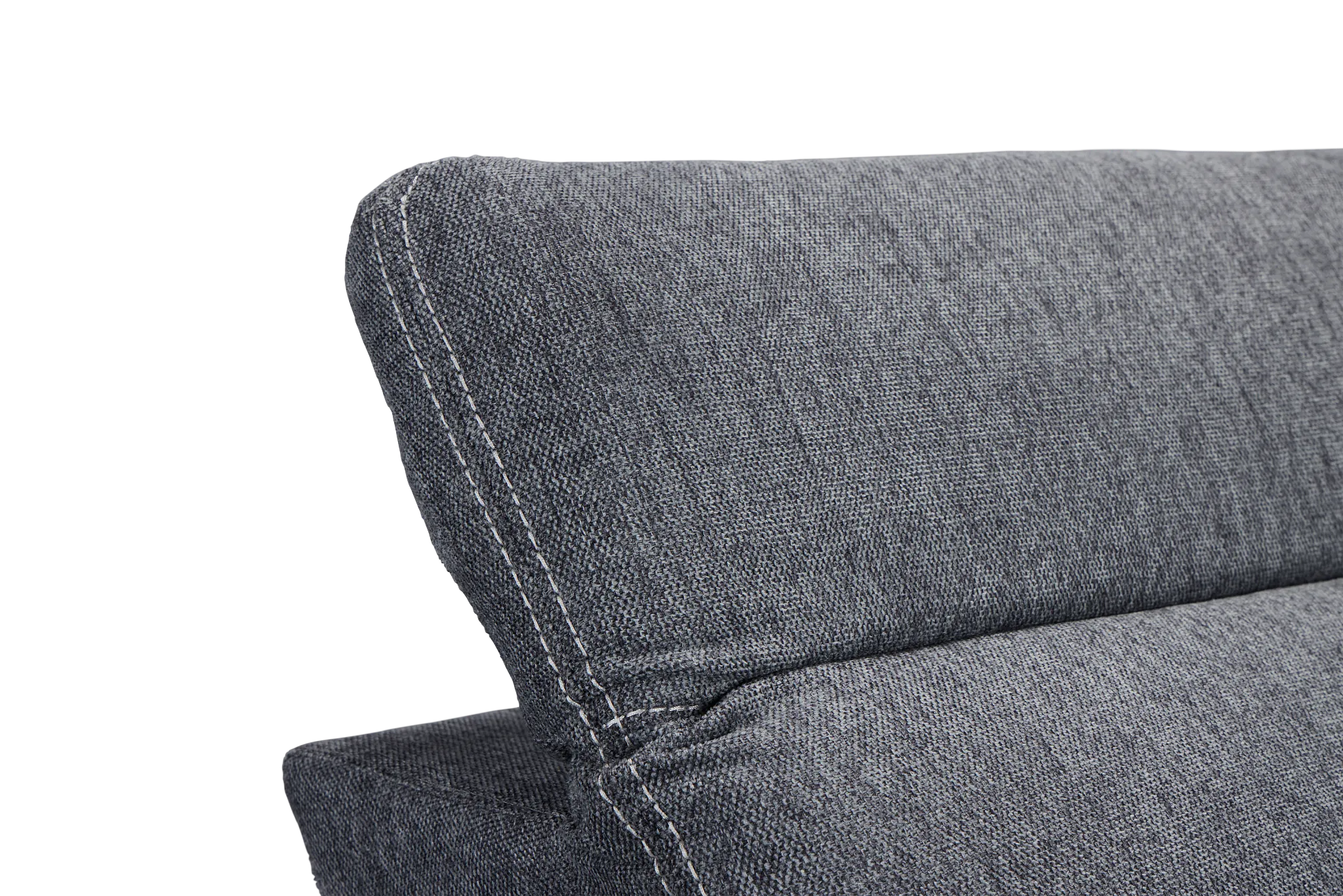 Callum Dark Gray Fabric Recliner
