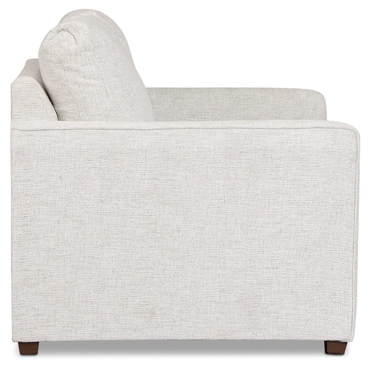 Miller Light Gray Fabric Loveseat