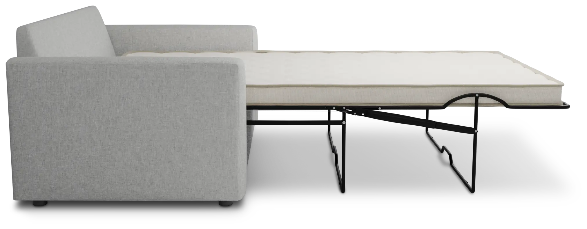 Siesta Delray Light Gray Fabric Innerspring Sleeper Siesta Delray Light Gray Fabric Innerspring Sleeper