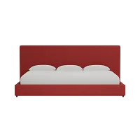 Grayton Elite Red 54" Upholstered Platform Bed