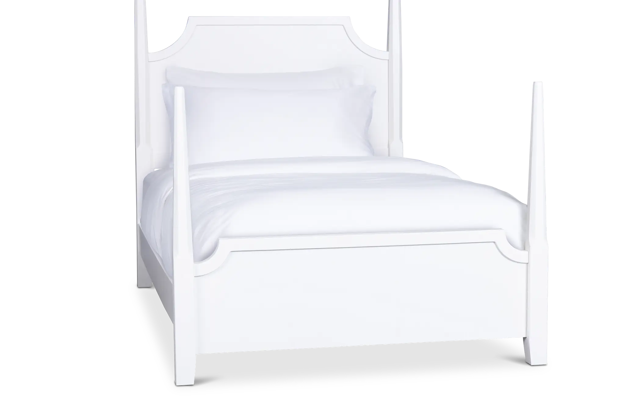 Carolina White Poster Bed Carolina White Poster Bed