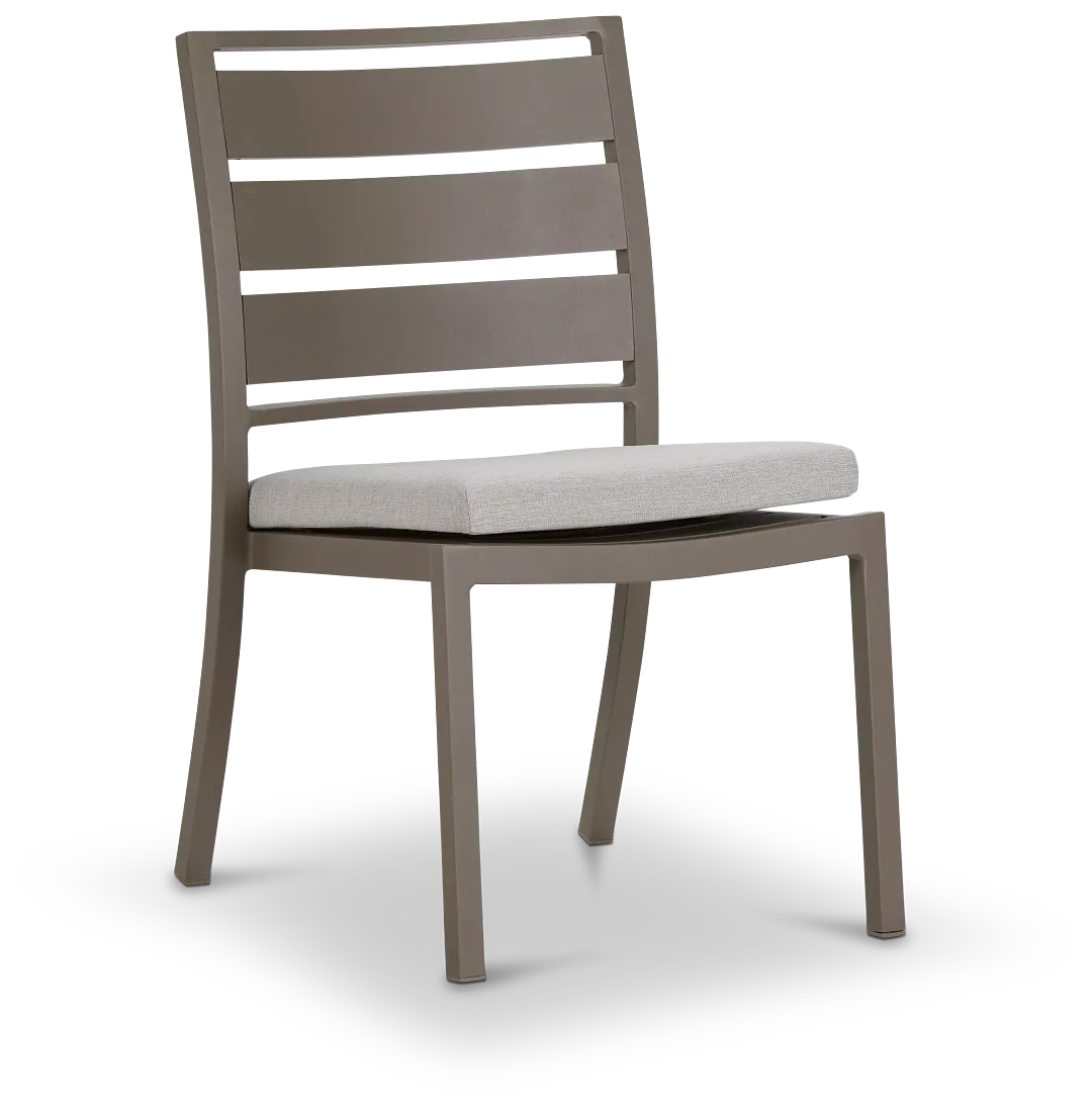Raleigh White Aluminum Side Chair