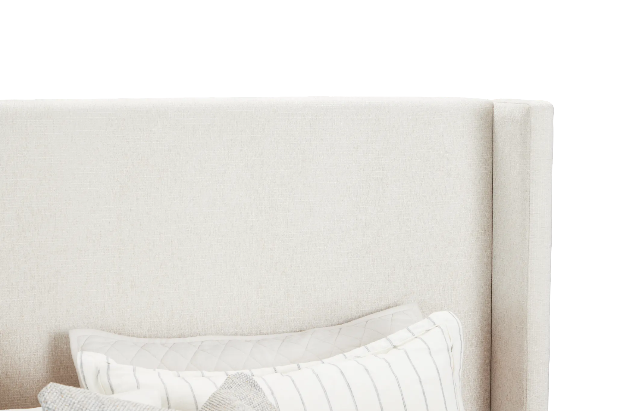 Kent Light Beige Uph Panel Bed