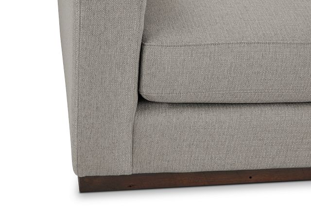 Mckenzie Light Gray Fabric Left Chaise Sectional