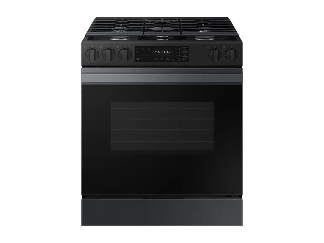 Samsung Bespoke Series Black Gas Range Samsung Bespoke Series Black Gas Range