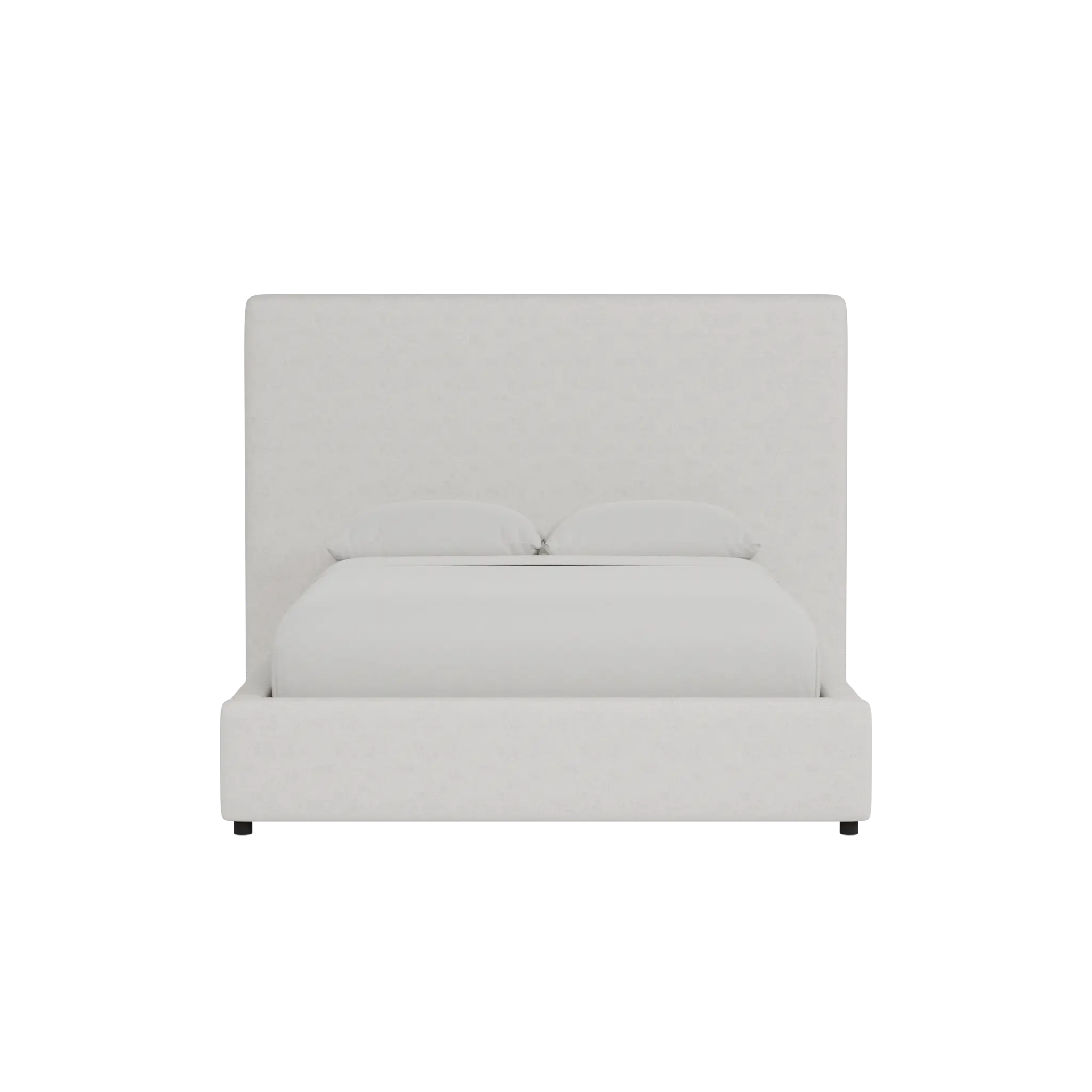 Grayton Linen Light Beige 54" Upholstered Platform Bed Grayton Linen Light Beige 54" Upholstered Platform Bed