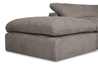 Drift Dark Gray Fabric Small Left Bumper Power Reclining Sectional