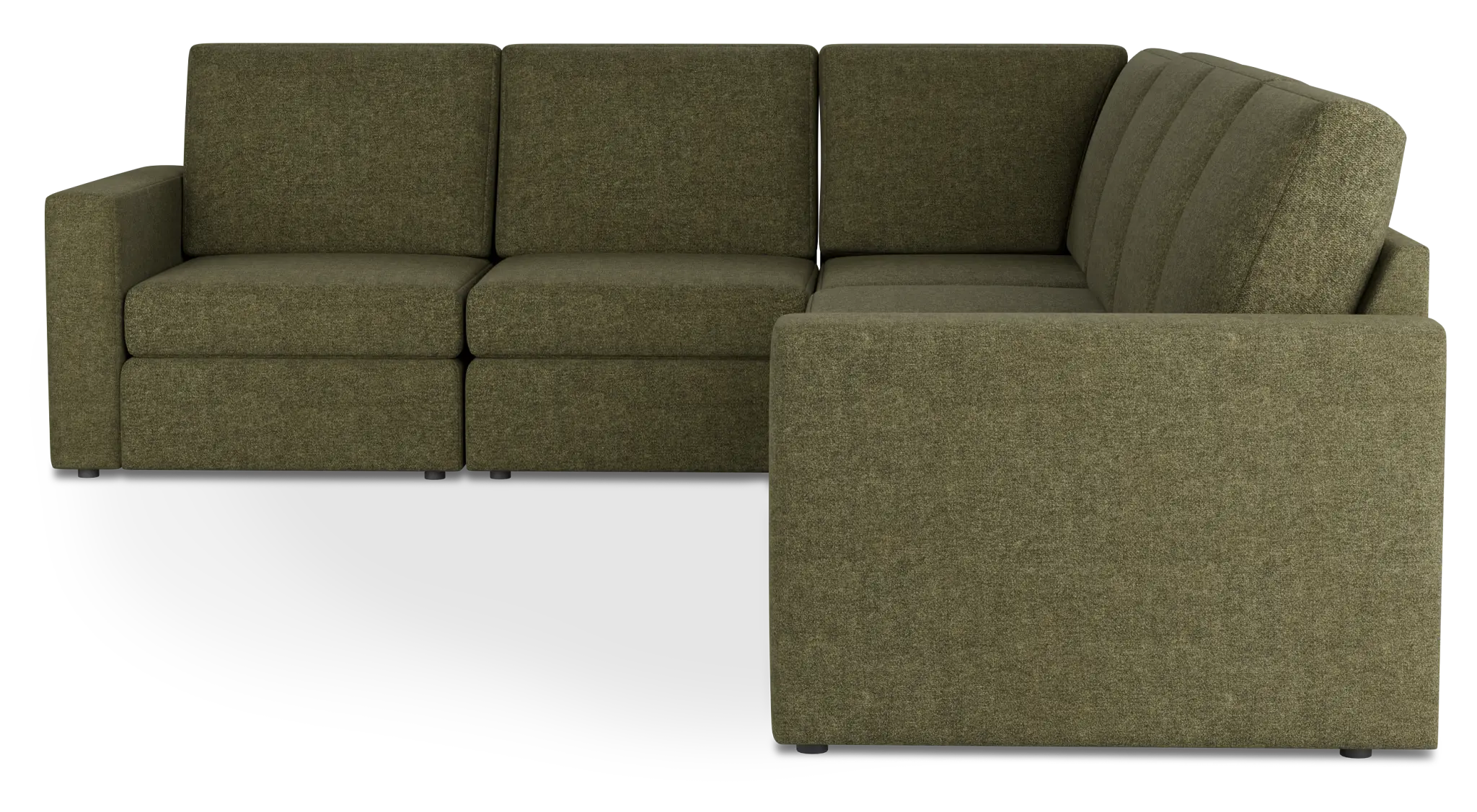 Citymod Green Fabric Medium Two-arm Sectional Citymod Green Fabric Medium Two-arm Sectional