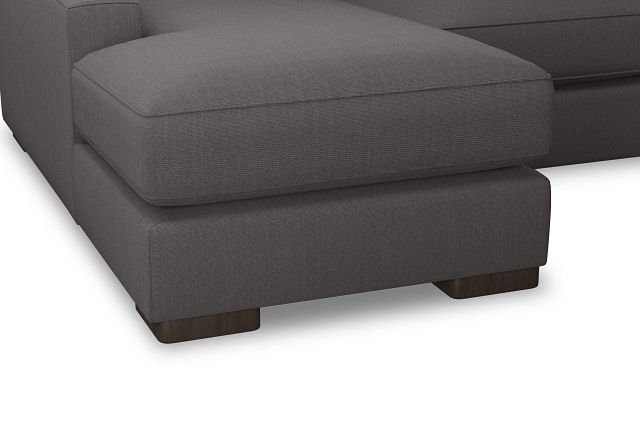 Edgewater Peyton Gray Medium Left Chaise Sectional