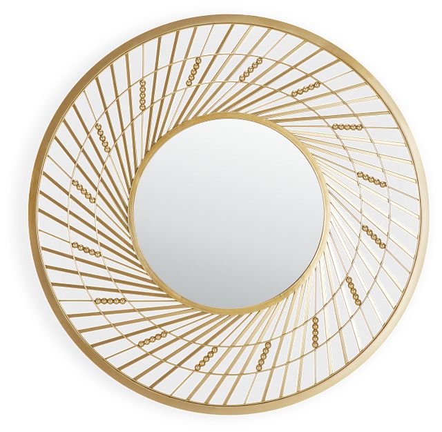 Linden Gold Mirror