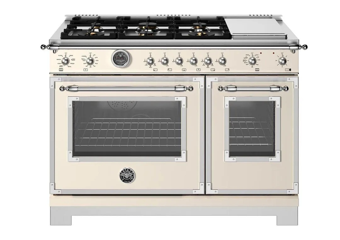 Bertazzoni 486 Series Stainless Steel 48" Dual Fuel Range