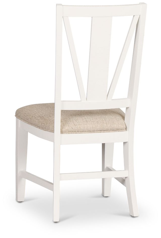 Heron Cove White Wood Side Chair