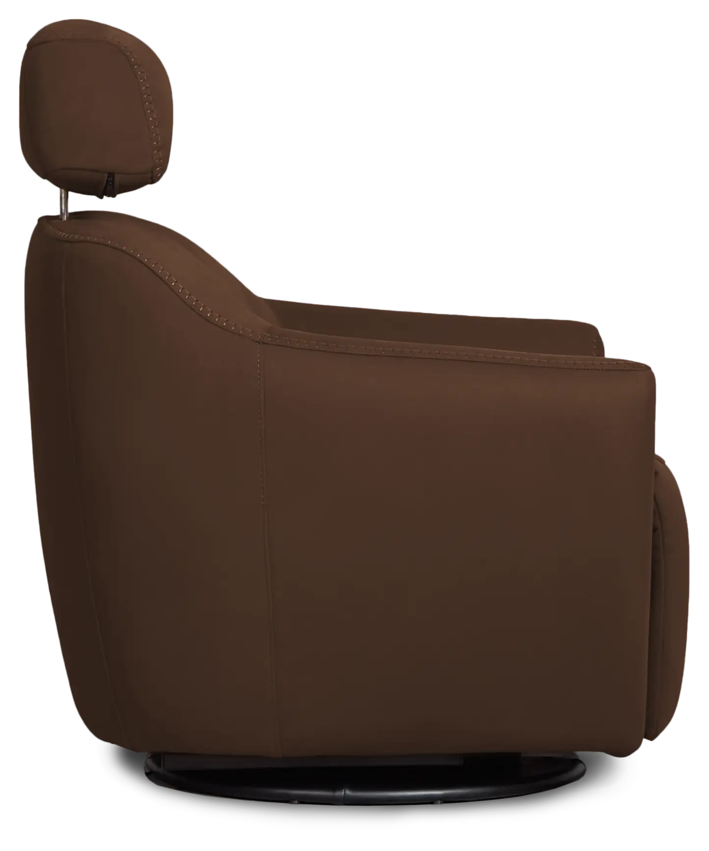 Aria Dark Brown Micro Power Swivel Recliner Aria Dark Brown Micro Power Swivel Recliner