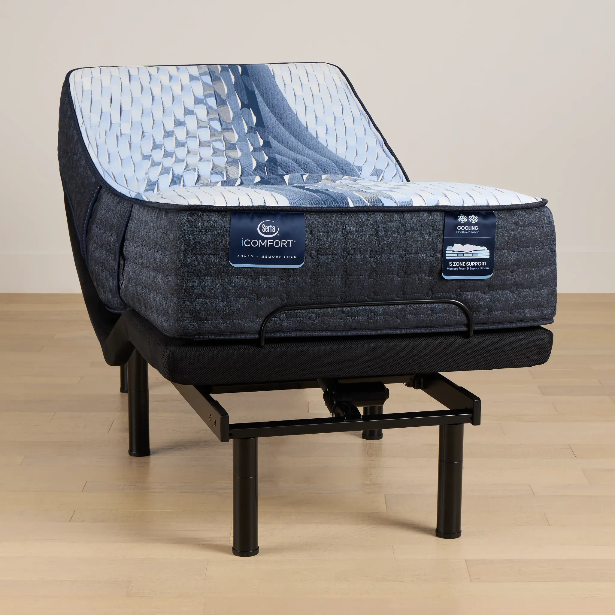 Serta Icomfort Iona Medium Elite Adjustable Mattress Set Serta Icomfort Iona Medium Elite Adjustable Mattress Set