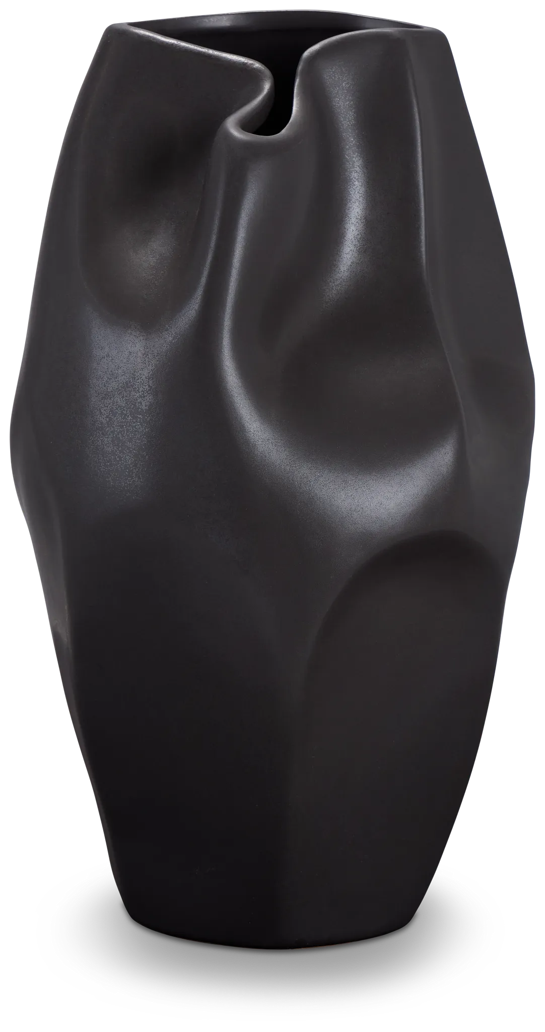 Honor Black Ceramic Vase