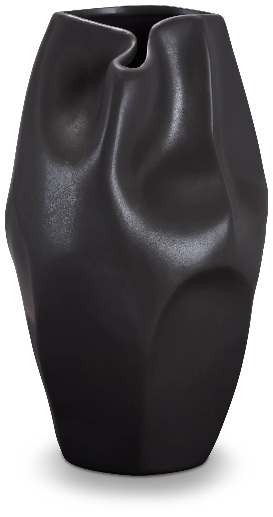 Honor Black Ceramic Vase Honor Black Ceramic Vase