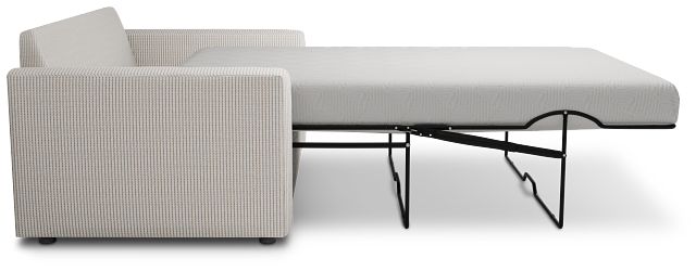 Siesta Lucy Light Beige Fabric Cooling Memory Foam Sleeper