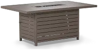 Raleigh Taupe Rect Fire Pit