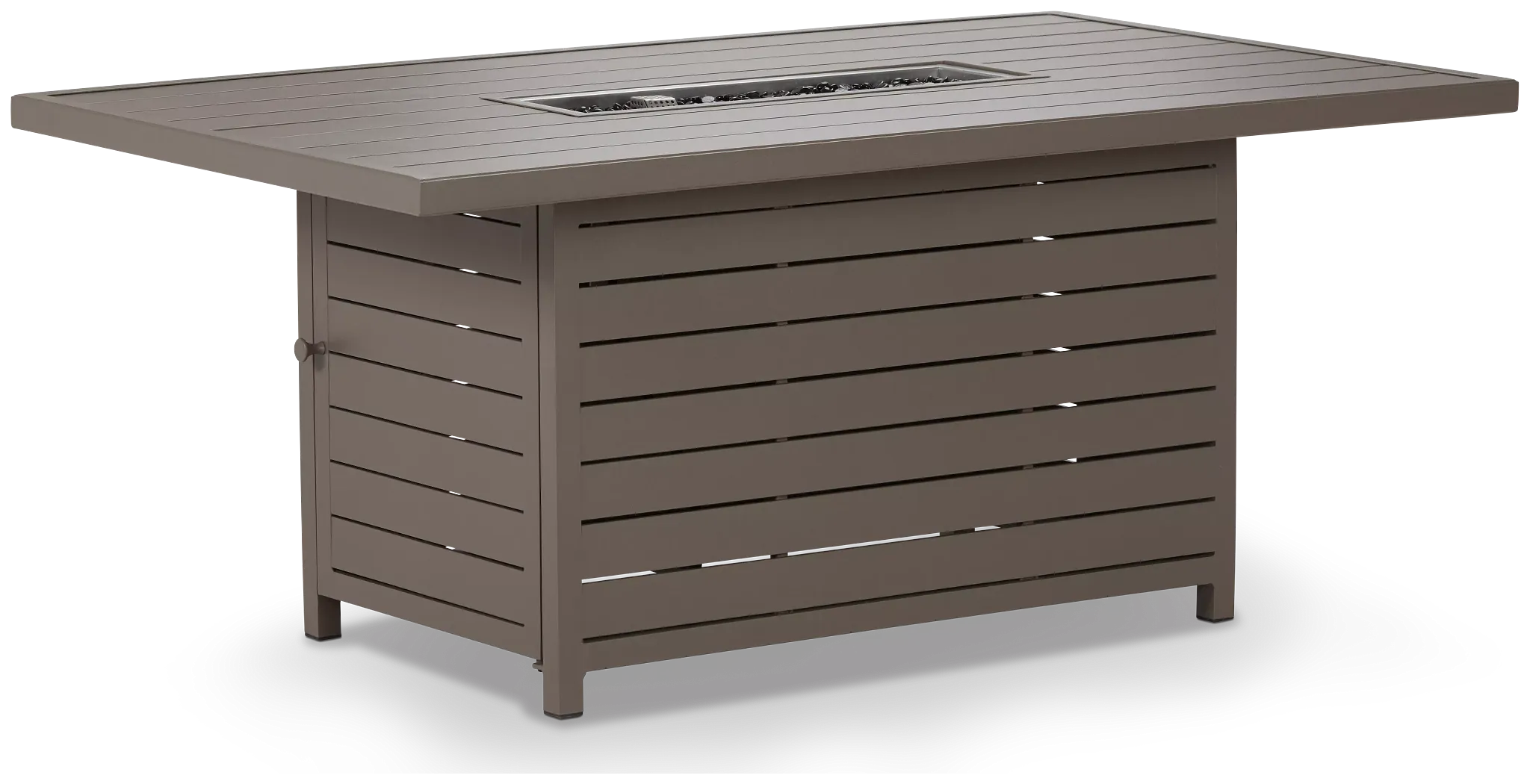 Raleigh Taupe Rect Fire Pit