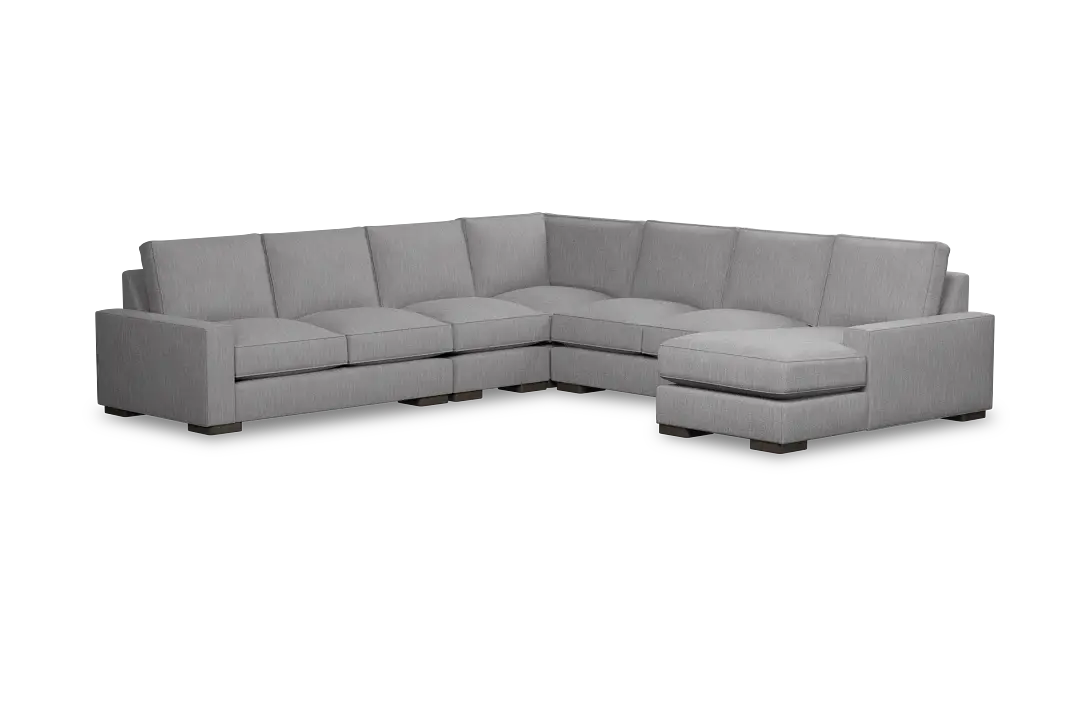 Edgewater Revenue Gray Large Right Chaise Sectional Edgewater Revenue Gray Large Right Chaise Sectional
