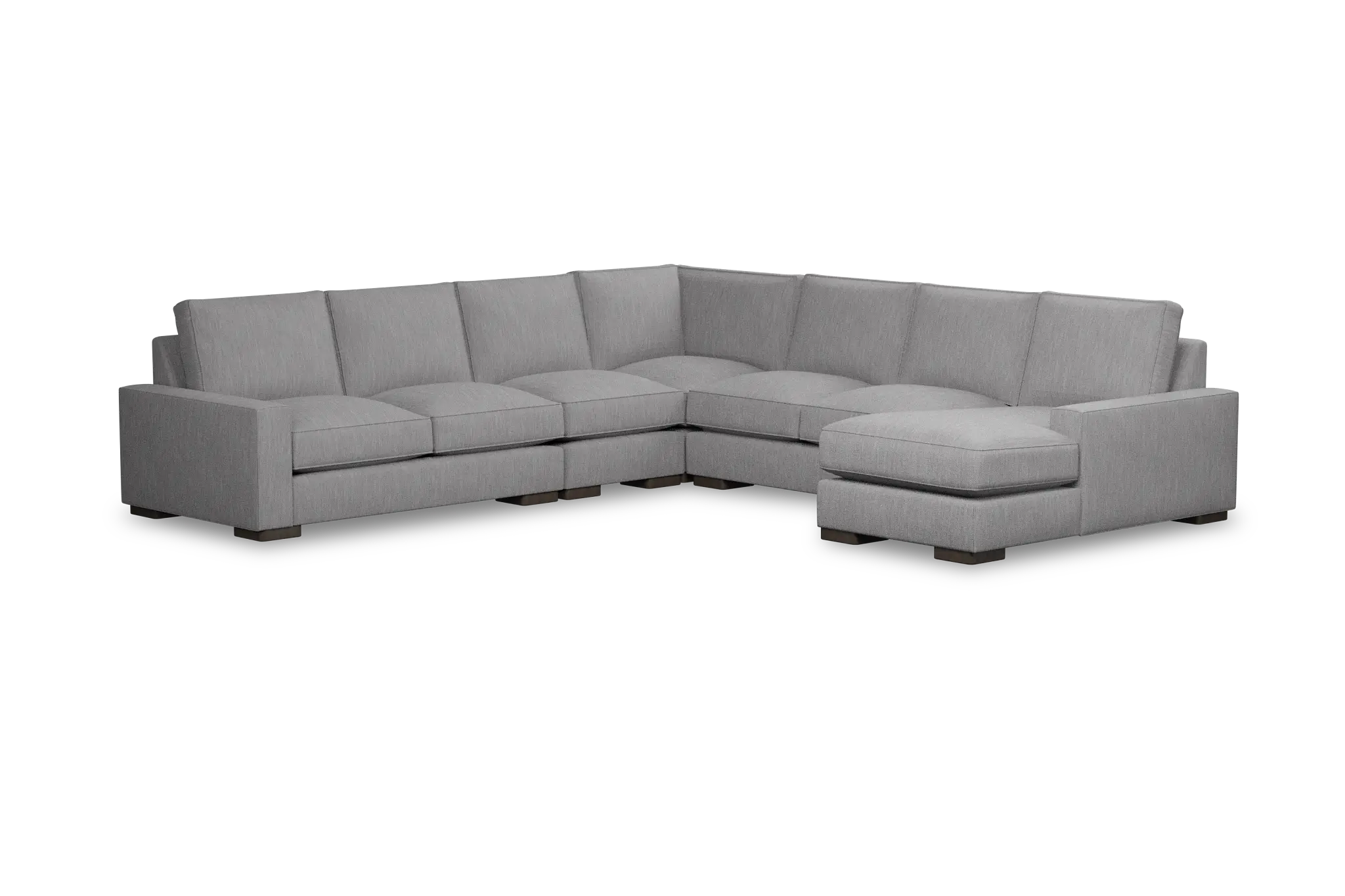 Edgewater Revenue Gray Large Right Chaise Sectional Edgewater Revenue Gray Large Right Chaise Sectional