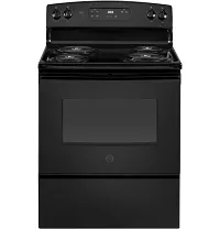 Ge 360 Series Black 30" Electric Range