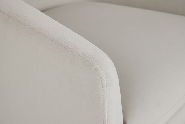 Darian Pewter Velvet Swivel Accent Chair