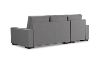 Edgewater Revenue Gray Left Chaise Sectional