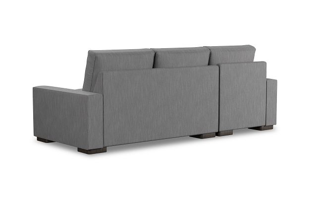 Edgewater Revenue Gray Left Chaise Sectional