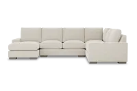 Edgewater Elite Ivory Medium Left Chaise Sectional